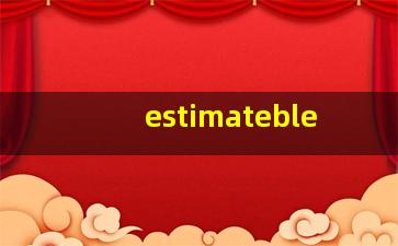 estimateble