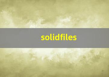 solidfiles